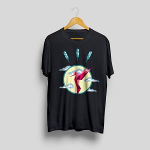 hummingbird-printed-t-shirt